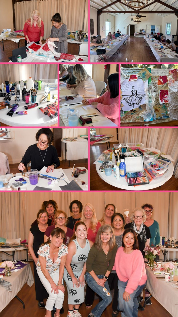 Creating with Possibilities - Mixed Media Painting Workshop for Women