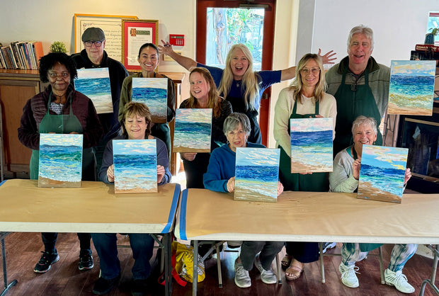 Seascape Palette Knife Painting Class