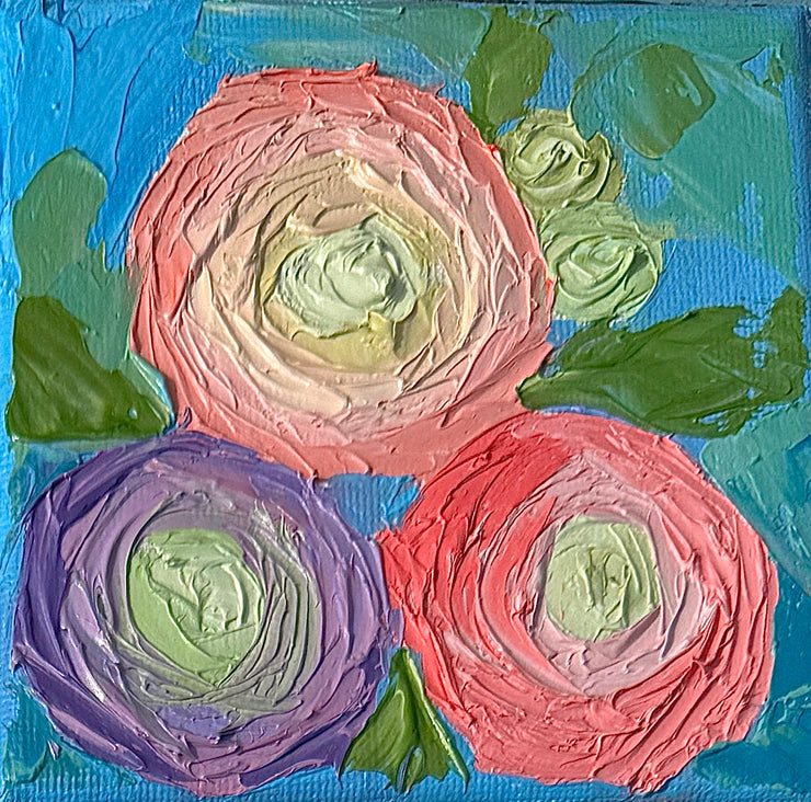 Floral Painting in Acrylic Class