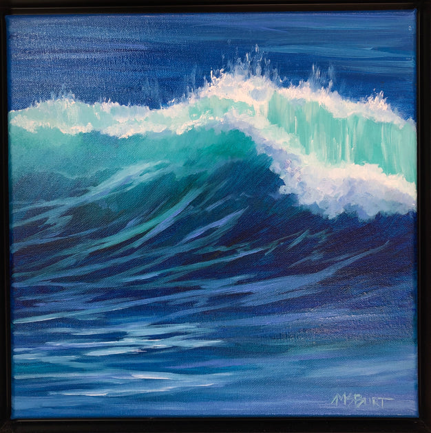 Wave Series Painting 523 – Michelle's Art Studio